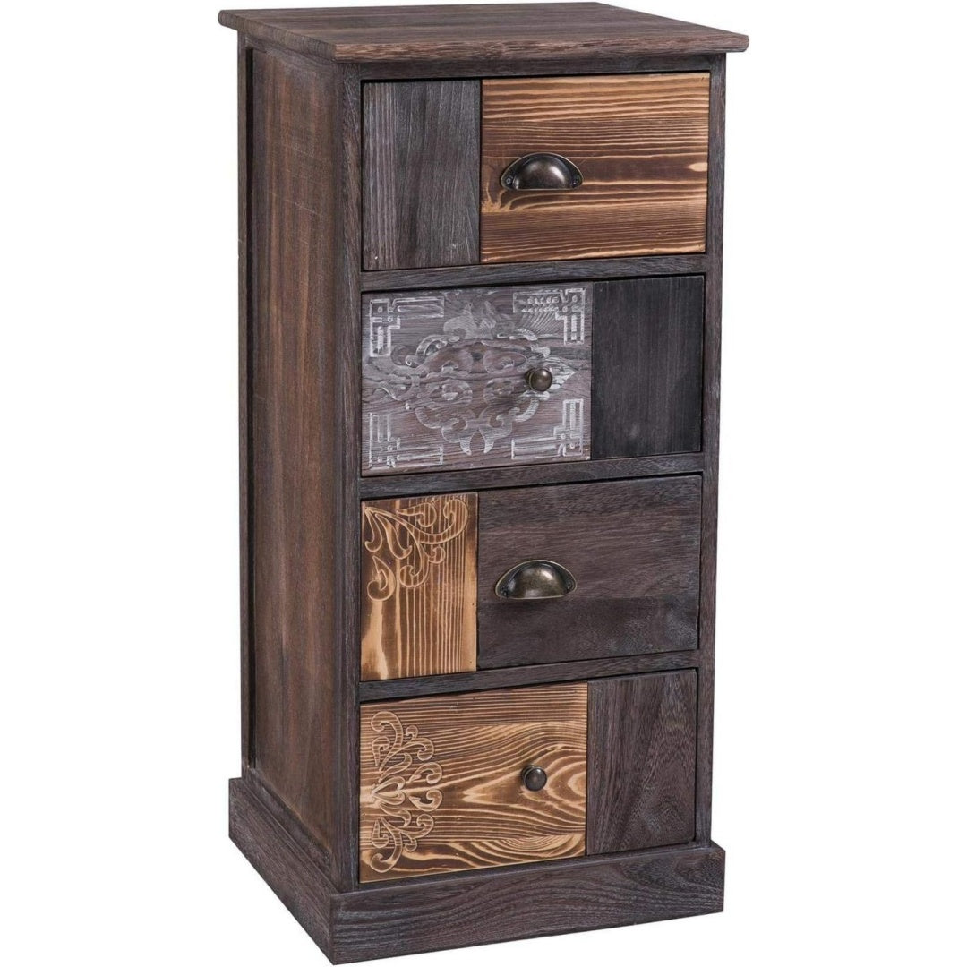 Sideboard in Mehrfarbig mit 4 Schubladen