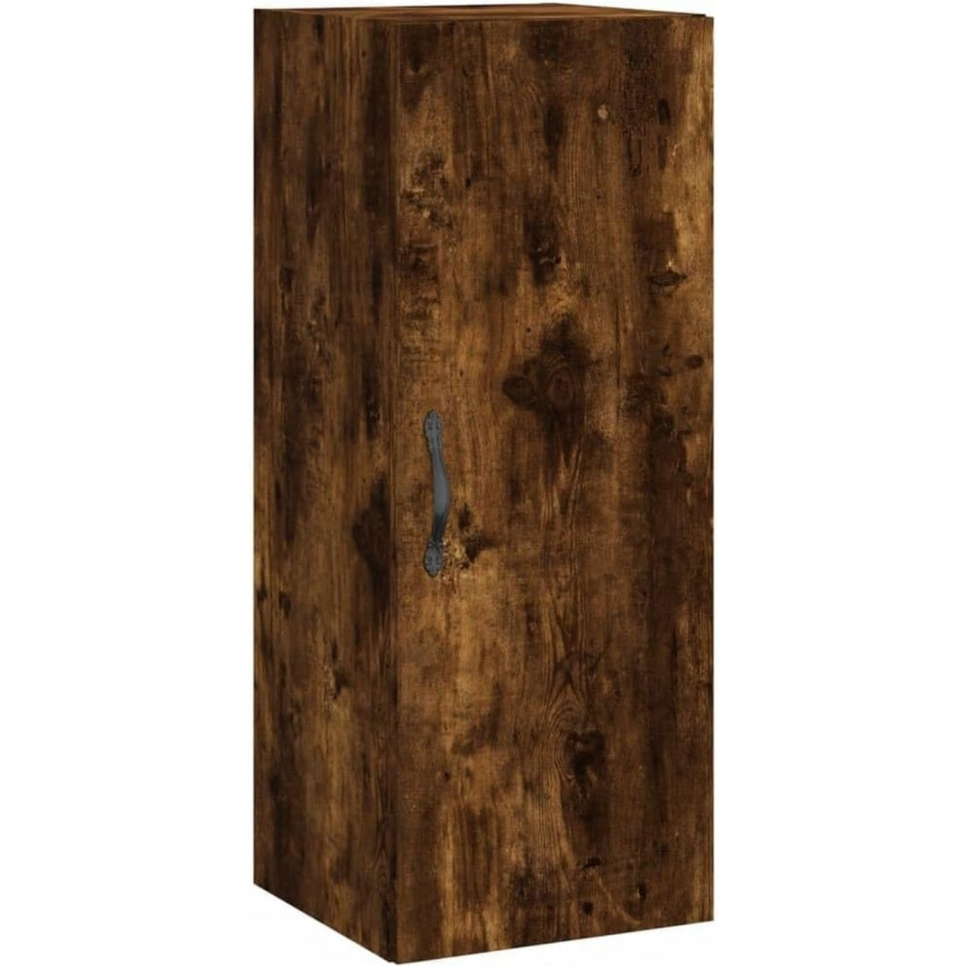 Geschlossener Stauraum praegt den Wandschrank aus Holzwerkstoff