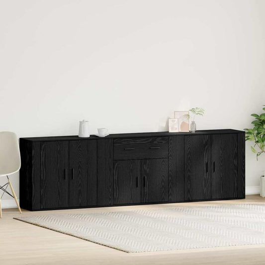 6 Tueren und gerundete Konturen an dem Sideboard