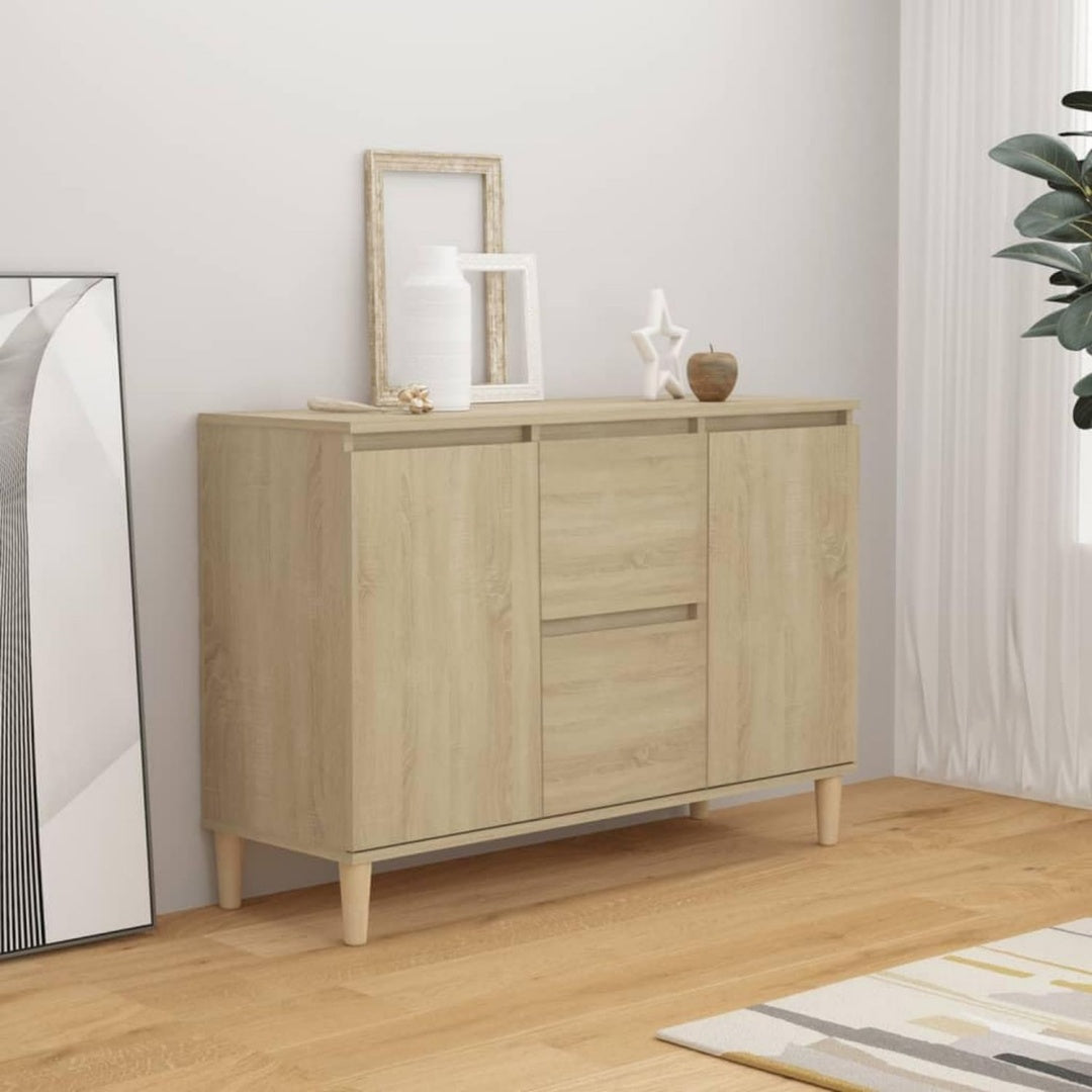 Sideboard mit den Massen 101 x 35 x 70 cm in Eichenbraun