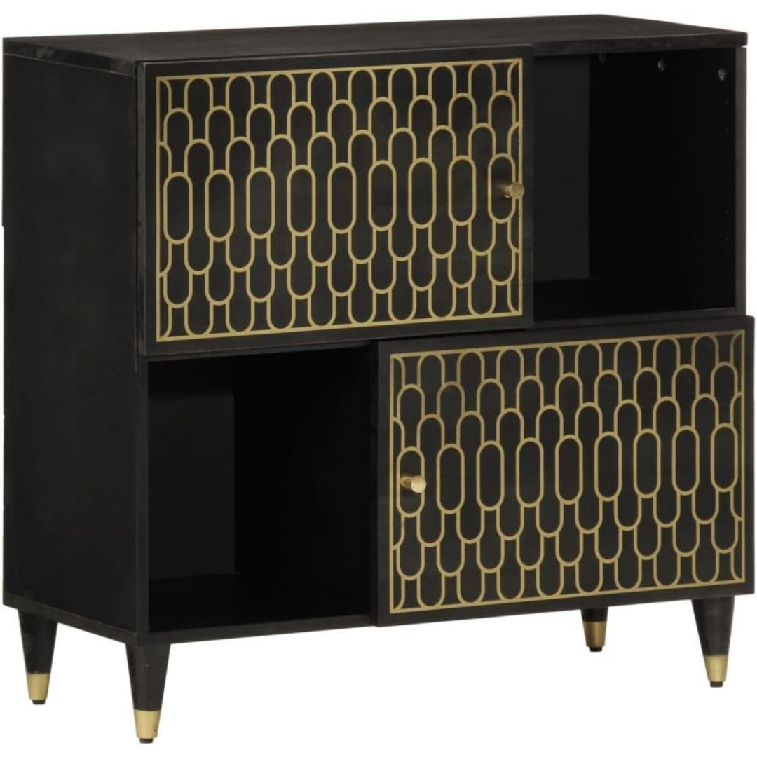 Das Sideboard misst 80 x 33 x 75 cm