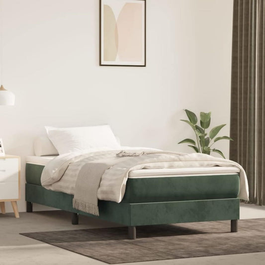 Boxspringbett in Gruen