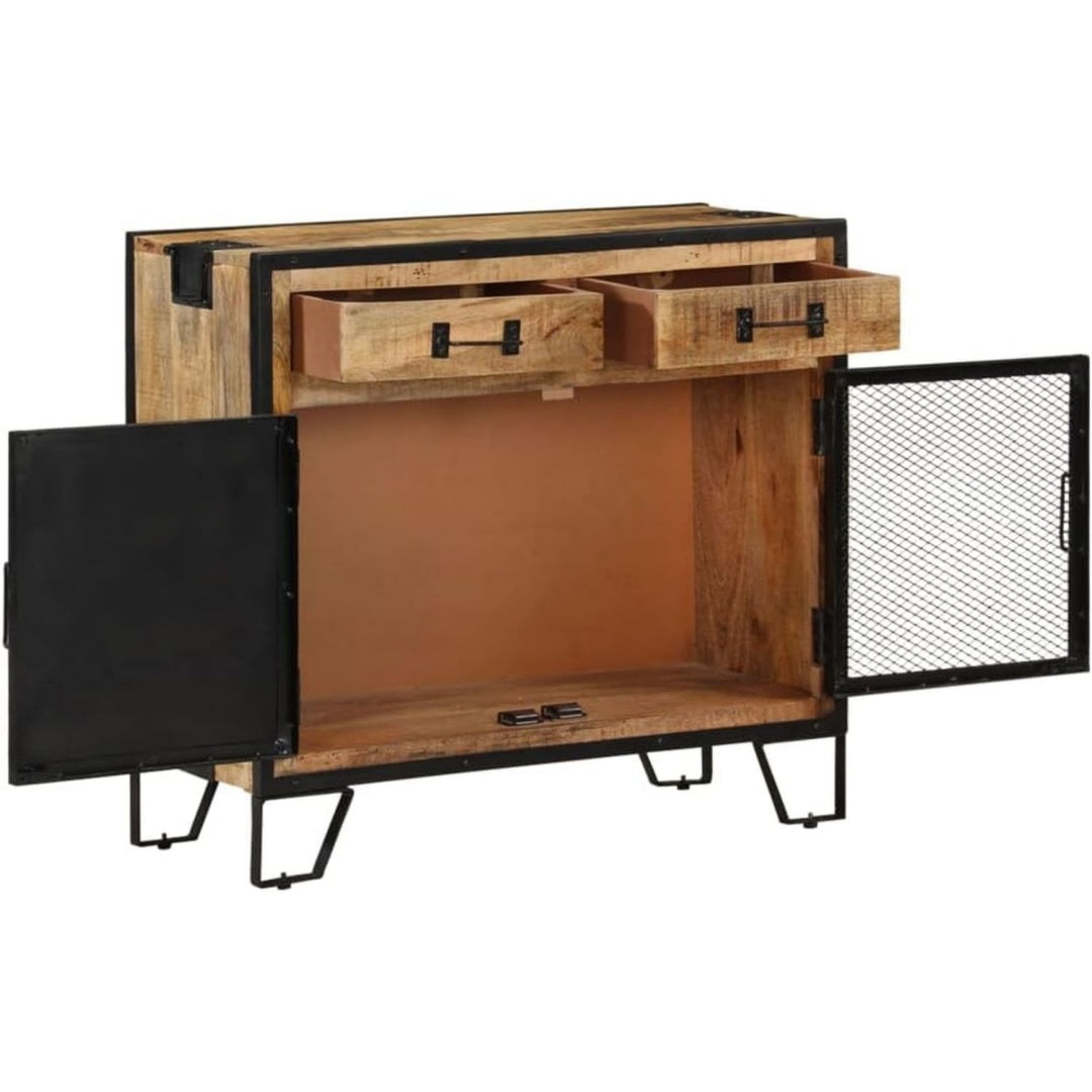 Sideboard mit den Massen 80 x 31 x 71 cm in Naturbraun