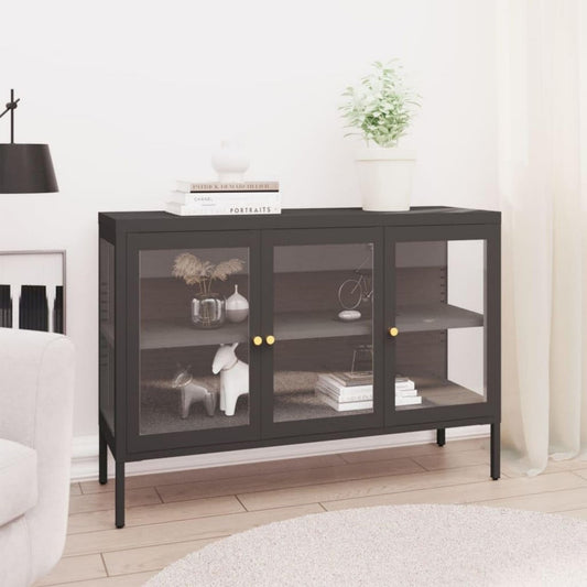 Sideboard mit den Massen 105 x 35 x 70 cm in Anthrazit