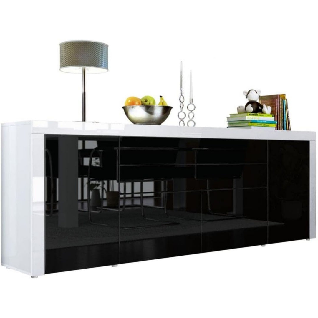 Sideboard mit 2 Tueren, geschlossenem Stauraum und grifflosen Fronten