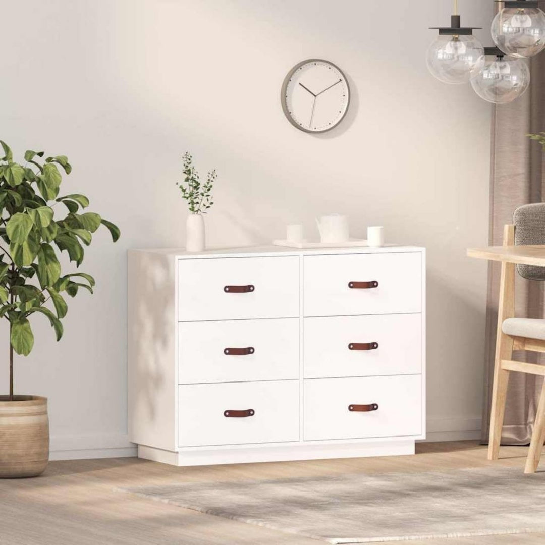 6 Schubladen an dem Sideboard mit den Massen 100 x 40 x 75 cm