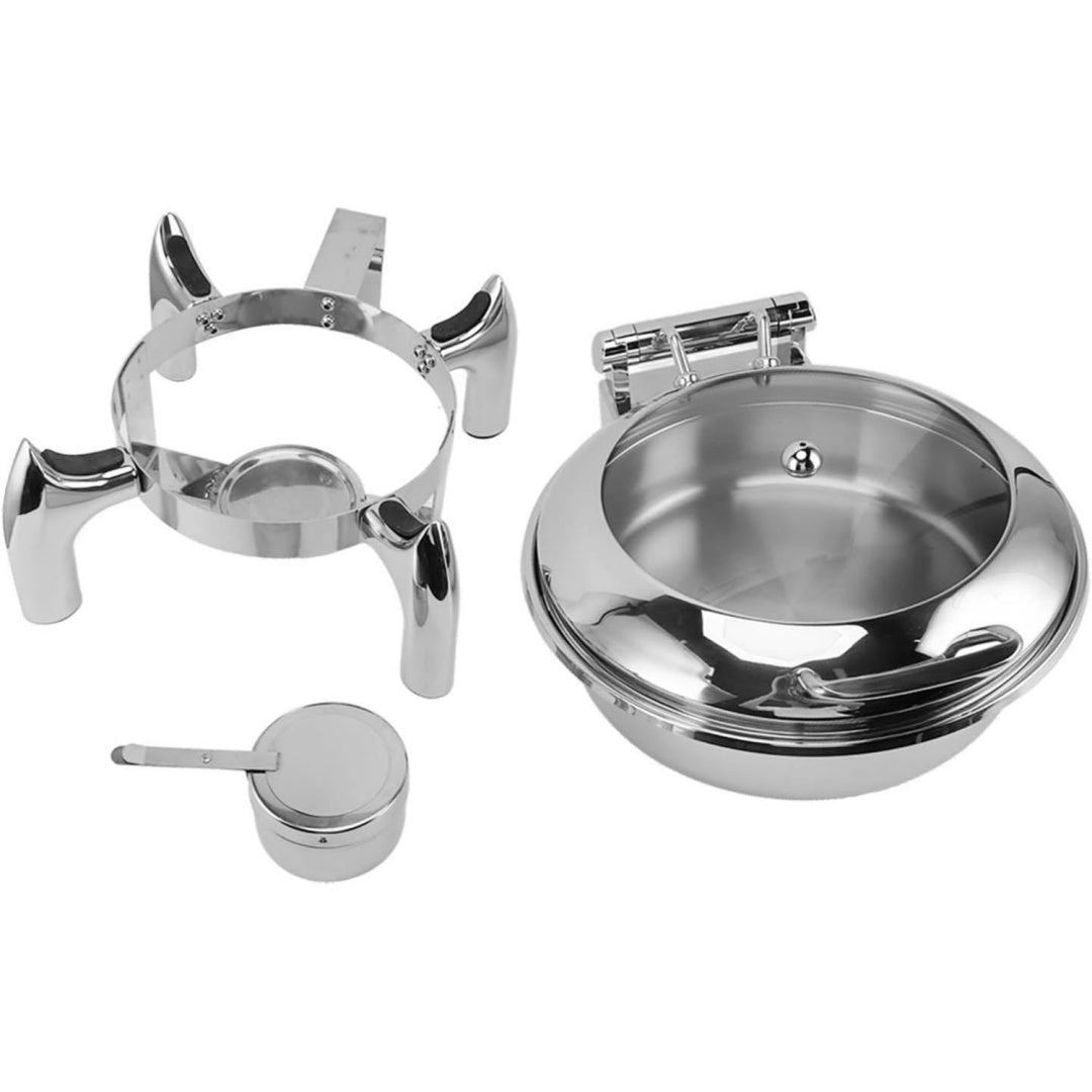 Der Speisenwaermer vereint Form und einen hydraulischen Mechanismus